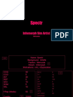 Spectr: Infomorph Sim Artist