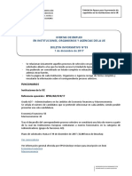 BOLETÍN VACANTES UDA - Número 39 de 1 de Diciembre de 2017