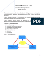 Practical Clinical Pharmacy II - Lab. 1