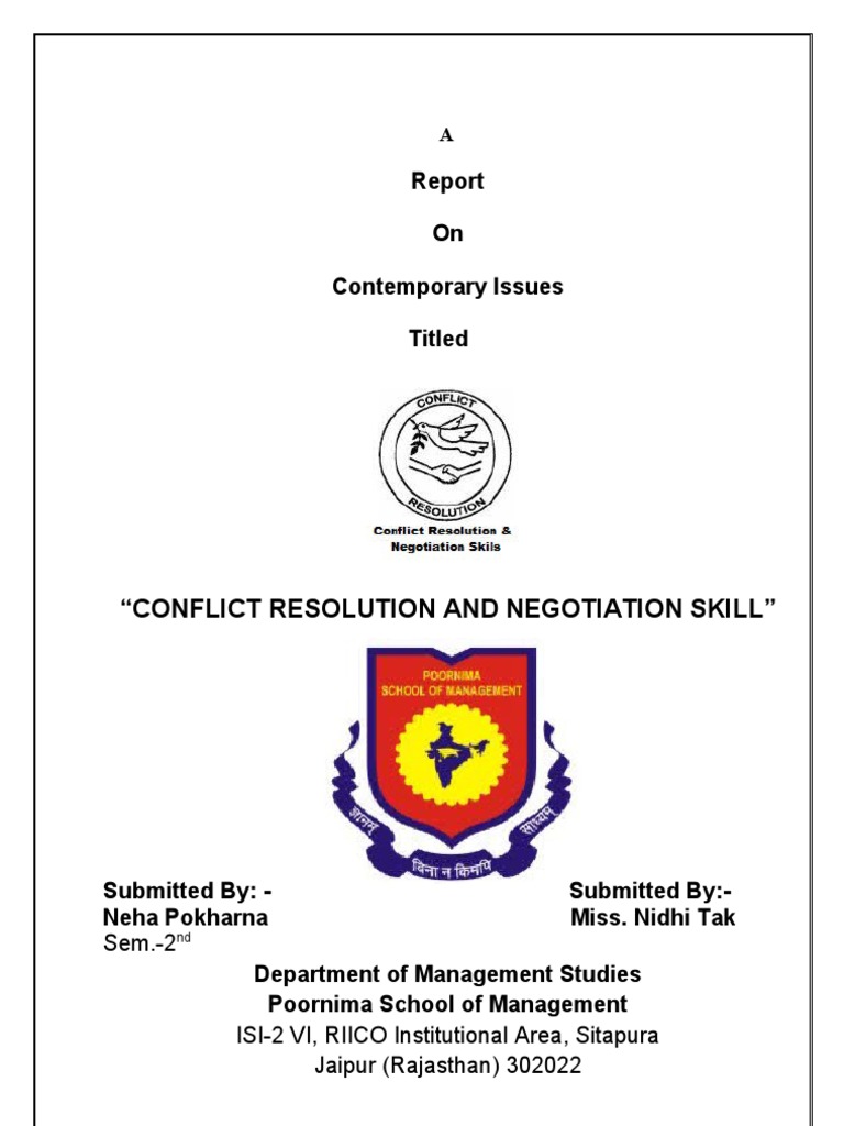 Conflict Resolution Approaches Explained | PDF | Mediation | Conflict ...
