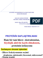 Protein Ayırma Teknikleri - 3. Ders