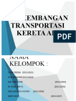 Perkembangan Transportasi Kereta Api