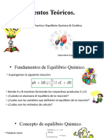 Fundamentos Teóricos Equlibrio Químico y Cinética