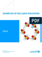 Examples of Inclusive Education: India
