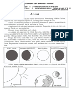 Atividade Sobre A Lua