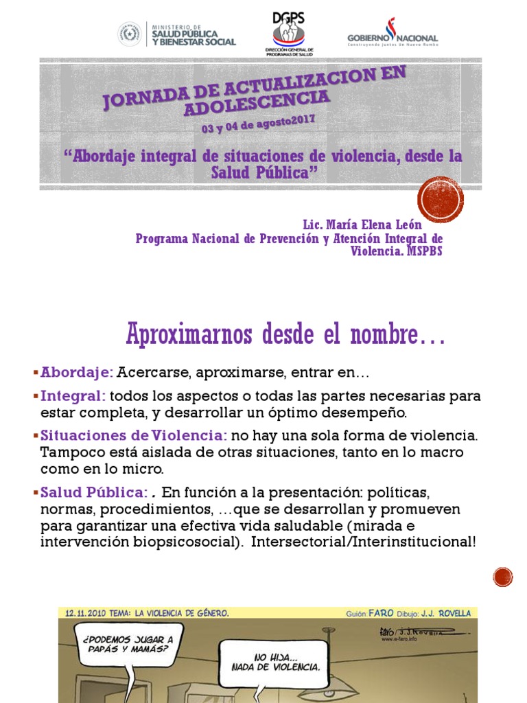 Abordaje Integral de Violencia en Salud | PDF | Abuso sexual | Violencia