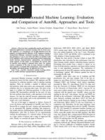 Evaluation and Comparison of AutoML Approaches and Tools