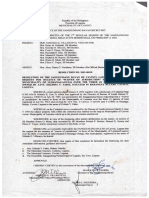 Resolution no. 2002-18 Denying the request for issuance of WAIVER OF JURISDICTION in favor of the Municipality of Luisiana Laguna over 3 parcels of land owned by Atty. E. V. Fabie situated in Brgy. Bulajo, Cavinti.