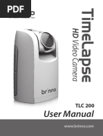 Brinno TimeLapse Camera TLC 200 User Manual