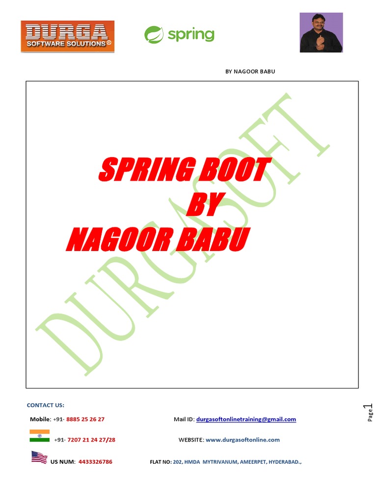 Spring Boot | PDF | Spring Framework | Information Technology
