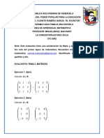 Matematica 5to Año. Tema 3