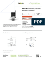 Electronic Pressure Sensor G1 - 4M M5I-AP004