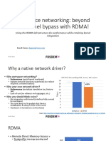 Userspace Networking: Beyond The Kernel Bypass With RDMA!