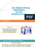 Octava Sesión Virtual Sincrónica Cfi Sdc