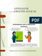 Estrategias de Integración Aúlicas