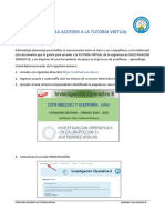 Guia para Acceder A La Tutoria Virtual