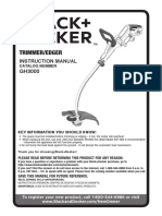 Trimmer/edger: Instruction Manual