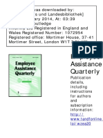 Employee Assistance Quarterly: Loi/wzea20