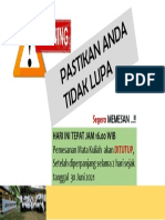 Terakhir Pemesanan Makul