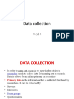 Data Collection Methods and Sources