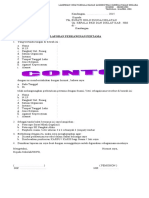 Format Laporan Perkawinan Pertama