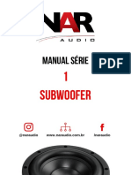Manual Série 1 Subwoofer