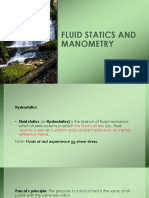 Fluid Statics and Manometry