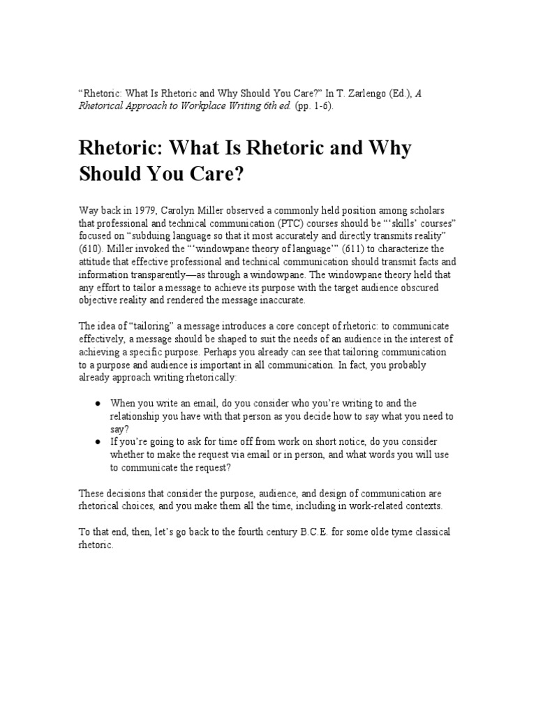 Understanding Rhetoric in Communication | PDF | Rhetoric | Human Nature