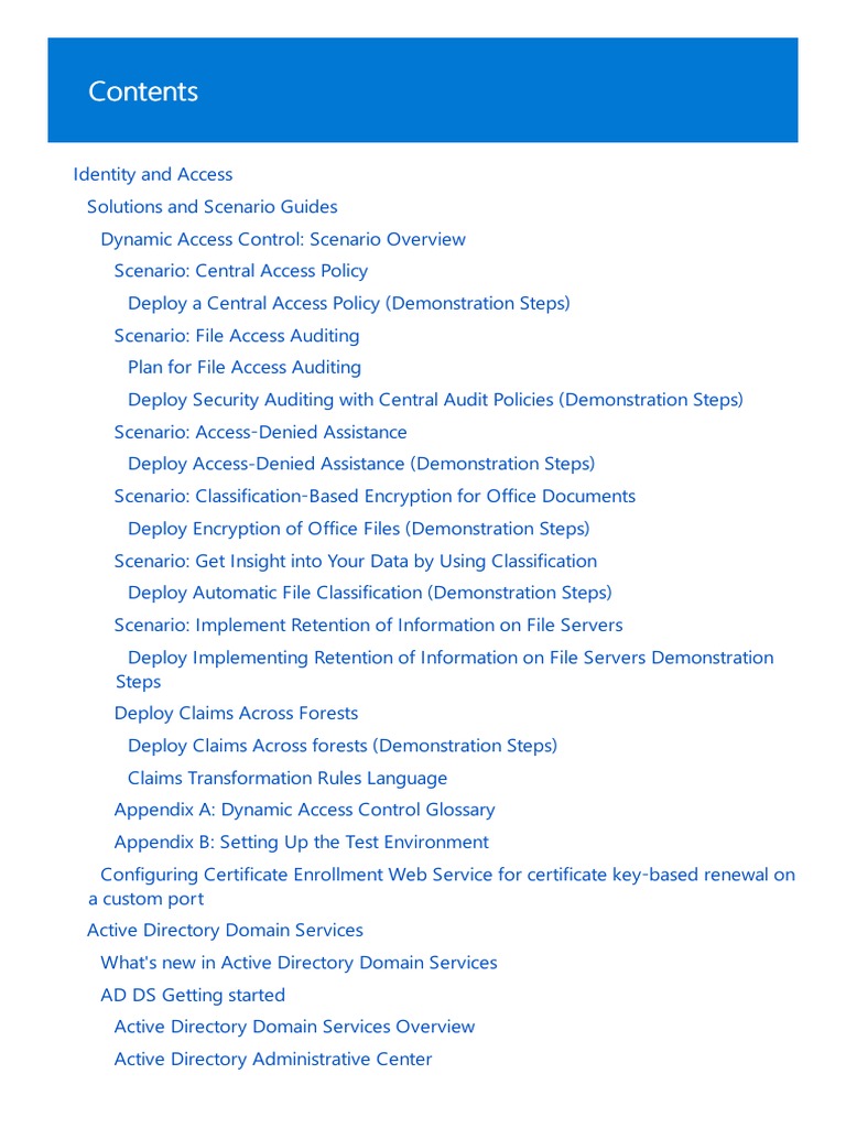 مصطلحات Active Directory Pdf | شرح active directory – GASC
