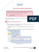 S010 Elaboracion de Una Nota de Credito en SAE 8.0