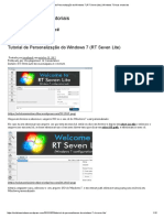 Tutorial de Personalização Do Windows 7 (RT Seven Lite)