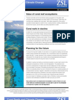 Zoological Society of London - Coral Reef and Climate Change: Planning For The Future