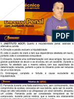 AOCP - Dir. Penal - Nível Técnico - Joerberth Nunes