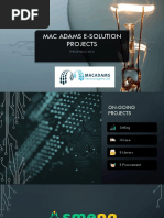 Mac Adams E-Solution Projects