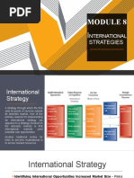 Module 8 - International Strategies