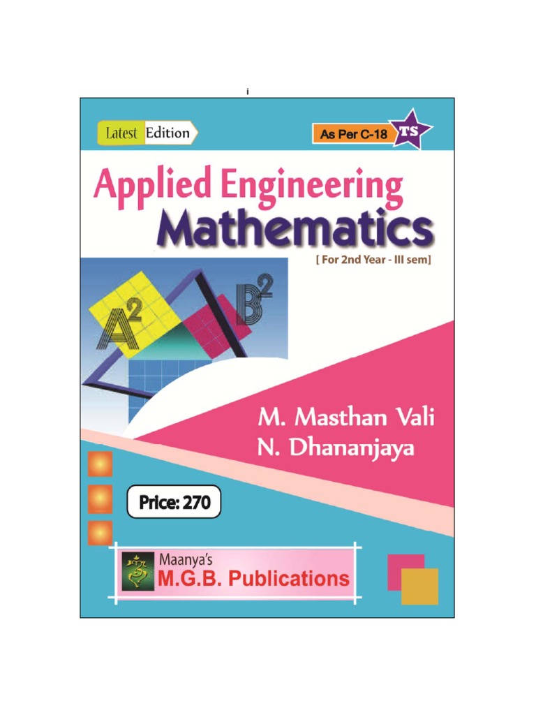 18ec 301f Applied Engineering Mathemtics 1 Unlocked Pdf Elementary Mathematics Angle