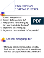 Cara Mengutip Dan Pustaka