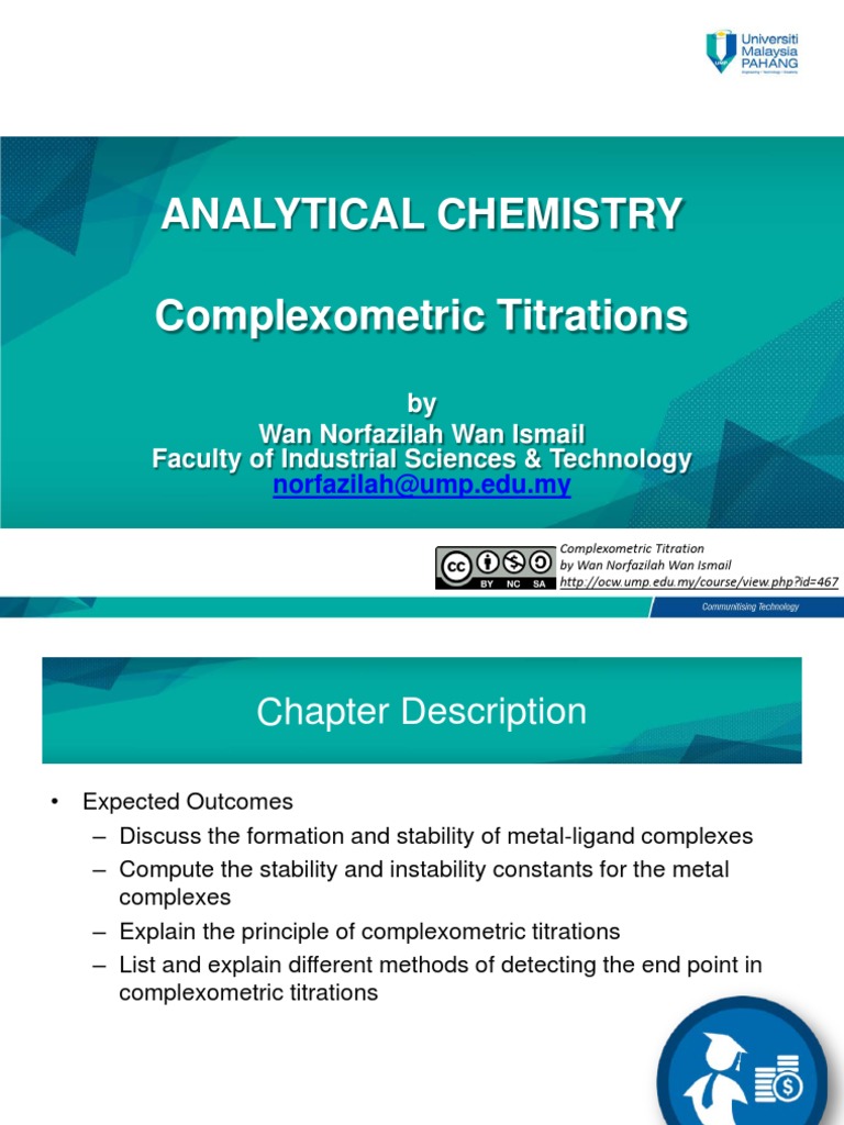 Complexometric Titration Overview | PDF | Coordination Complex | Chelation