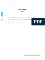 Tugas Personal Ke-1 Week 2: ISYS6601 - User Experience Research and Design