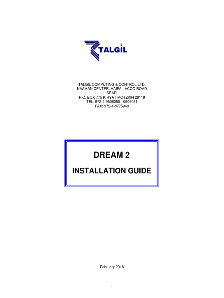 DREAM 2 Installation Guide | PDF | Input/Output | Power Supply