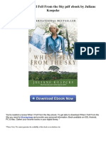 When I Fell From The Sky PDF Ebook by Juliane Koepcke