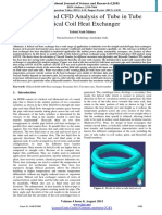 CFD Analysis of Tube in Tube Helical Coil Heat Exchanger