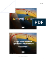 Large Teleco Network Operation Architecture