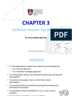 Chapter 3 - National Income Equilibrium