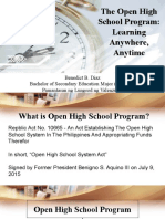 The Open High School Program