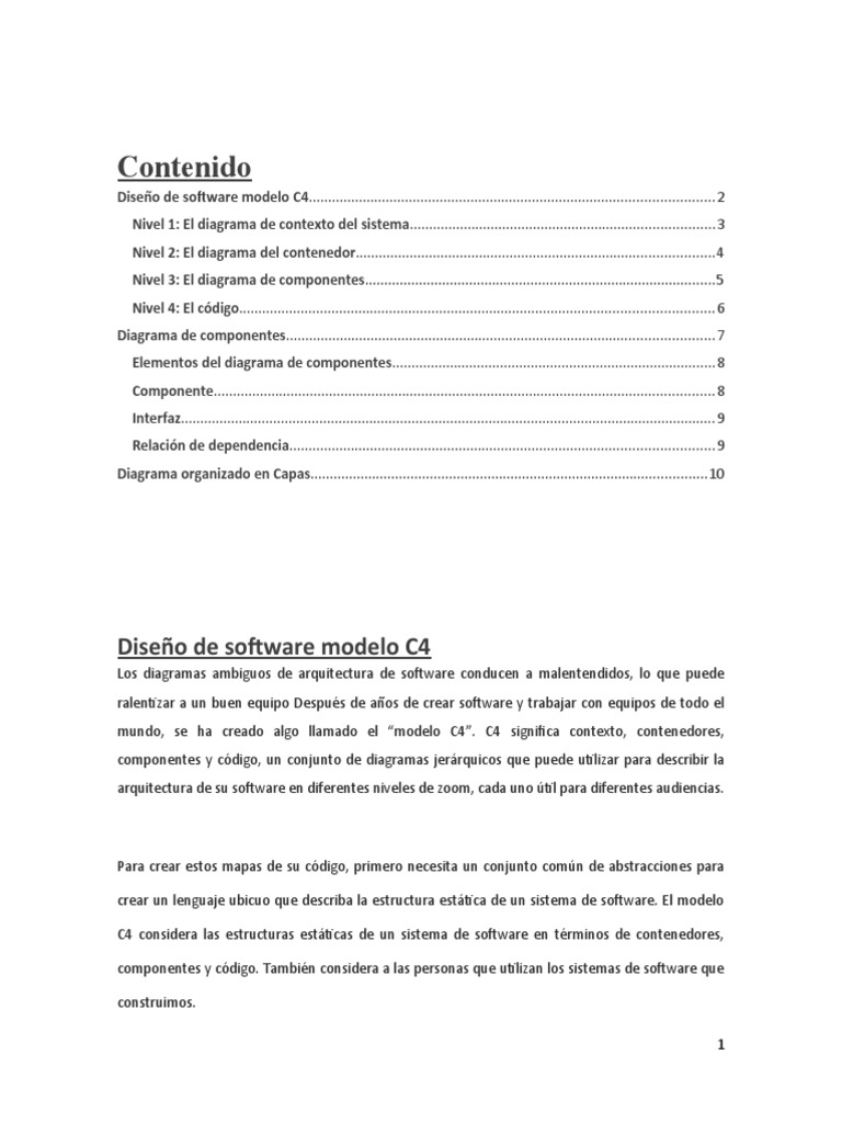 Modelo C4 | PDF | Software de la aplicacion | Aplicación web