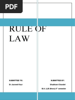 Rule of LAW