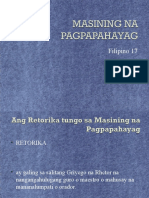 Masining Na Pagpapahayag