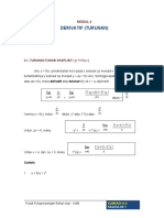 Derivatif (Turunan) : Lim Lim