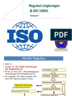 Regulasi Lingkungan & ISO 14001: Pertemuan 7